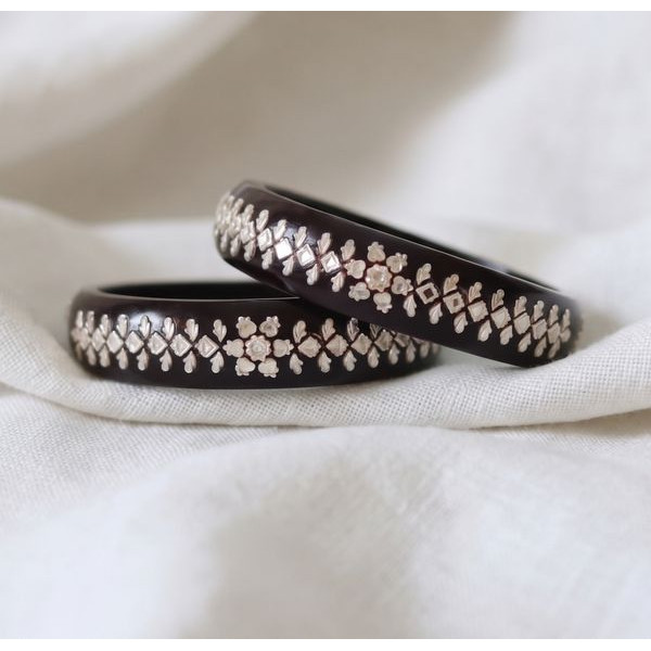 Midnight Bloom Bangle