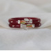 Crimson Leaf Elegance Bangles