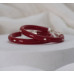 Crimson Silverleaf Bangles