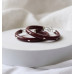 Wine Red Minimalist Hoops