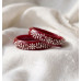 Ruby Mist Resin Bracelets