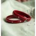 Ruby Mist Resin Bracelets