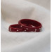 Velvet Red Ethnic Kada Set