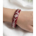 Velvet Red Ethnic Kada Set