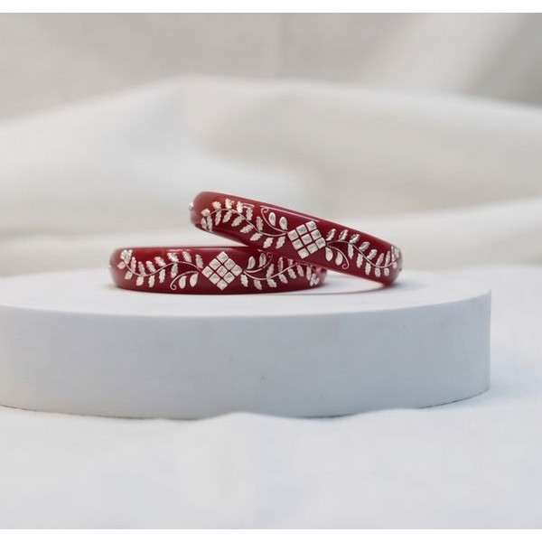 Ruby Petal Heritage Bangles