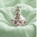 Silver Peacock Trinket Box