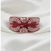 Crimson Bloom Heritage Bangles