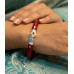 Royal Scarlet Filigree Bangle