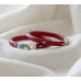 Royal Scarlet Filigree Bangle
