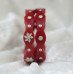 Elegant Red Silver Pola