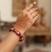 Elegant Red Silver Pola