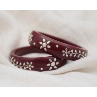 Floral Wave Silver Pola