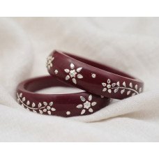Floral Wave Silver Pola