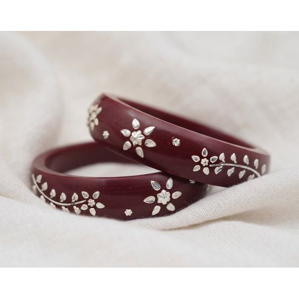 Floral Wave Silver Pola