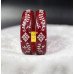 Timeless Floral Red Silver Pola Pair