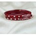 Ruby Bloom Traditional Pola Bangle
