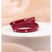 Elegant Red Floral Pola Bracelet Pair