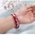 Royal Crimson Silver Pola Bangles