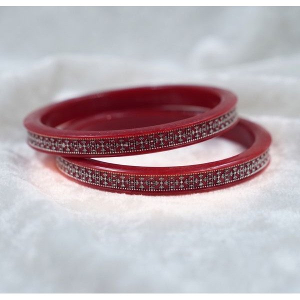 Regal Red Filigree Bracelet