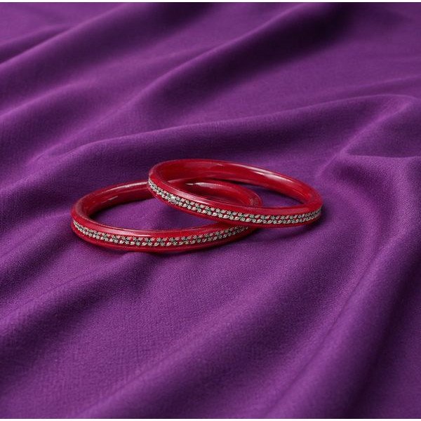 Ruby Petal Designer Bangles