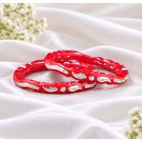 Red and Silver Bangles
