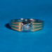 Silver-Gold Statement Rings For Man