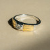 Silver-Gold Statement Rings For Man