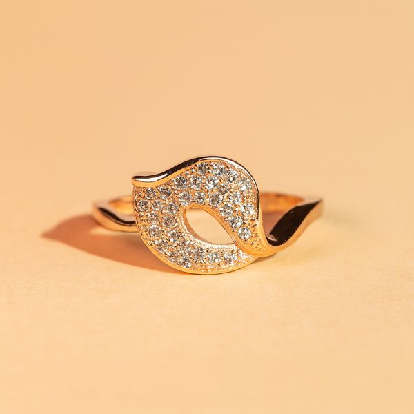 Luxury Rose Gold Cocktail Ring