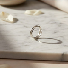 Silver Band Ring adjustable