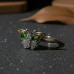 Green Butterfly Ring