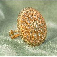 Elegance Swirl Diamond Ring