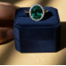 Emerald Halo Grace Ring