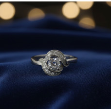 Eternal Swirl Diamond Ring