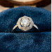 Heirloom Halo Diamond Ring