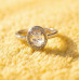 Oval Grace Halo Diamond Ring