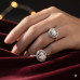 Oval Grace Halo Diamond Ring