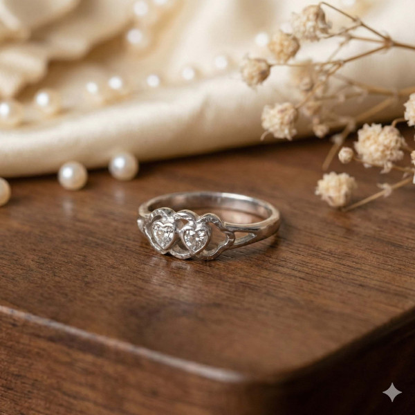 Two Hearts One Love Ring