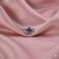 Star Blossom Silver Ring