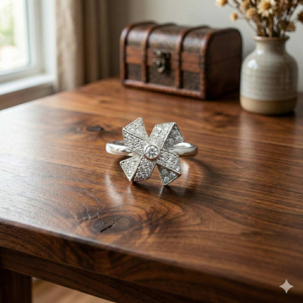 Stellar Bloom Diamond Ring