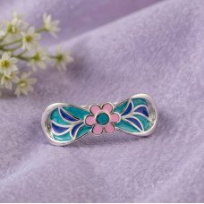 Flutter Flame Enamel Ring