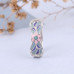 Flutter Flame Enamel Ring