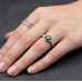 Azure Bloom Floral Ring