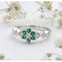 Spring Bloom Silver Ring