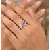Sparkling Leaf Wrap Ring