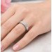 Twisted Floral Silver Band