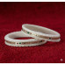 Serene White Heritage Bangles