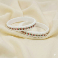 Ivory Aura Stone Bangle