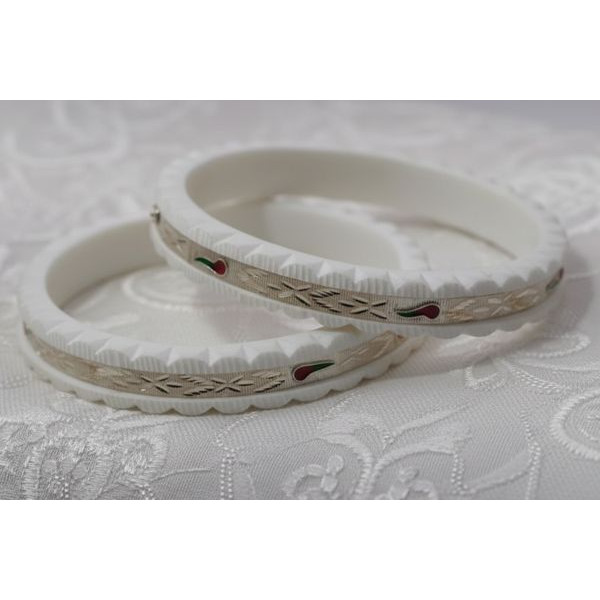 Luna Vine Silver Bangle