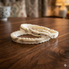 Peacock Motif Luxe Bangles