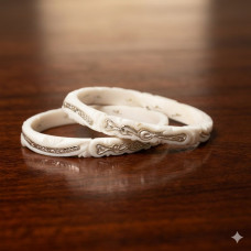 Peacock Pearl Glow Bangles